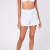 Skirts Shorts & Jumpsuits Juliet Dunn | Shorts With Embroidery White