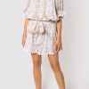 Dresses Juliet Dunn | Palladio Print Blouson Dress Sandstone